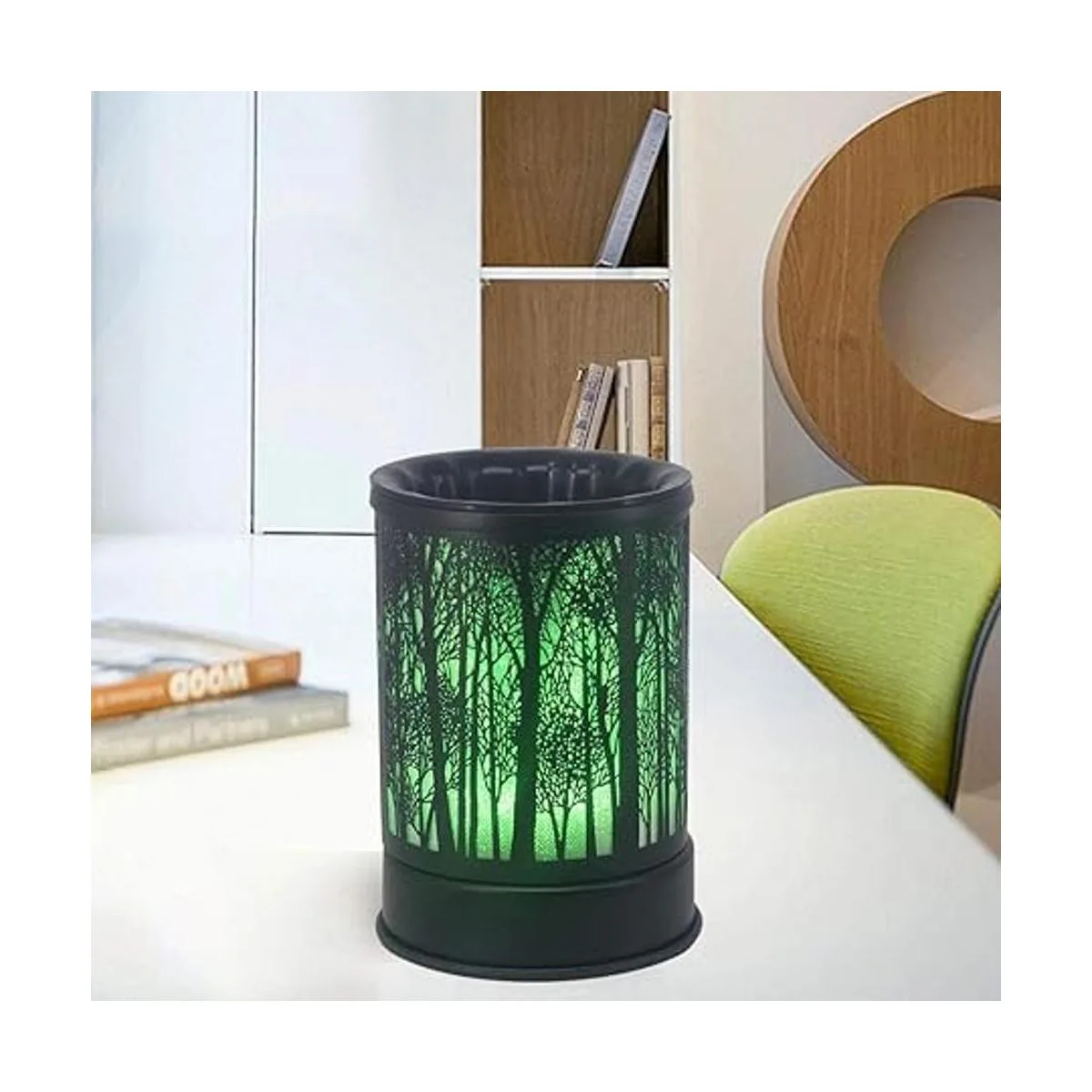 Singeek Calentador de cera de aceite perfumado con 7