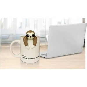 Divertida taza de café perezoso divertidos regalos de