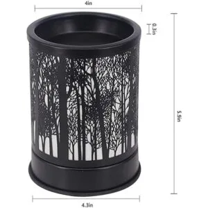 Singeek Calentador de cera de aceite perfumado con 7