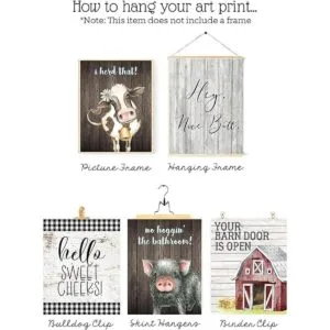 SILLY GOOSE GIFTS Decoración de baño temática impresión_6