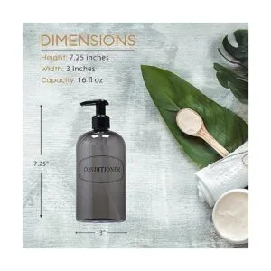 Bottiful Home Dispensadores de jabón de ducha de champú y