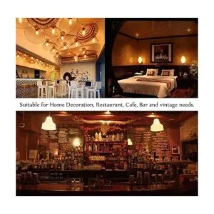 Panledo Bombillas LED Edison vintage de 2 W bombilla de