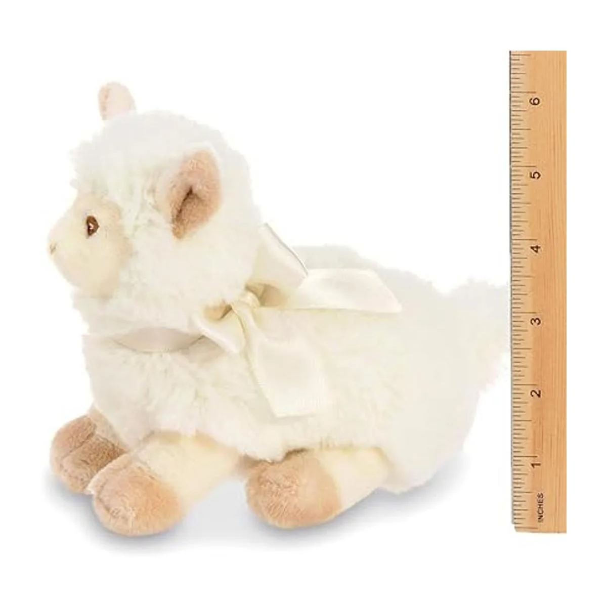 Bearington Baby Sweet Alma Llama de peluche con sonajero_3