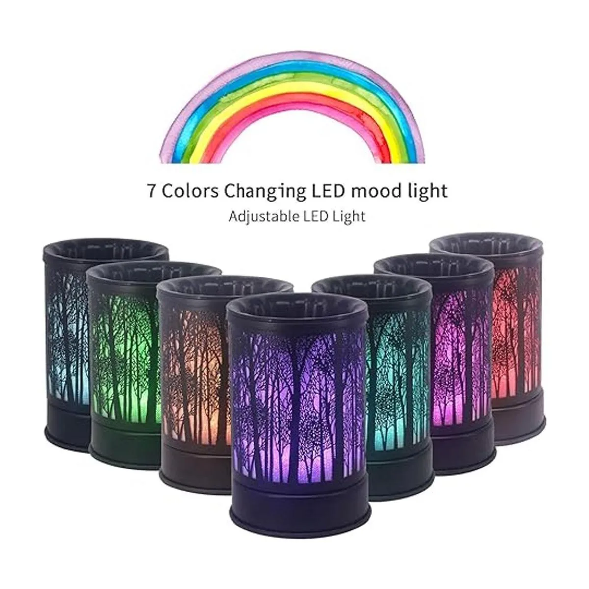 Singeek Calentador de cera de aceite perfumado con 7