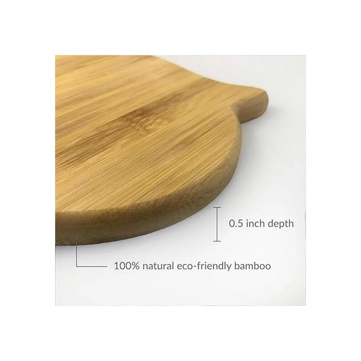 JB Home Collection 4572 Natural Bamboo Cat Serving Tray_4