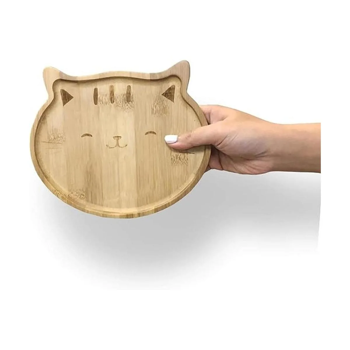 JB Home Collection 4572 Natural Bamboo Cat Serving Tray_6