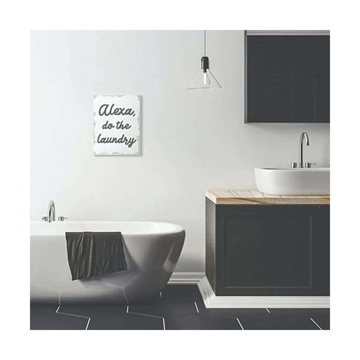 Stupell Industries Alexa Do The Laundry Lienzo decorativo_2