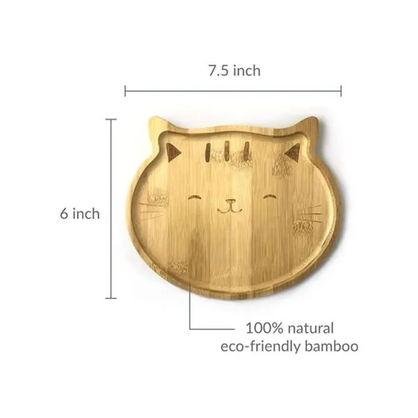JB Home Collection 4572 Natural Bamboo Cat Serving Tray_3
