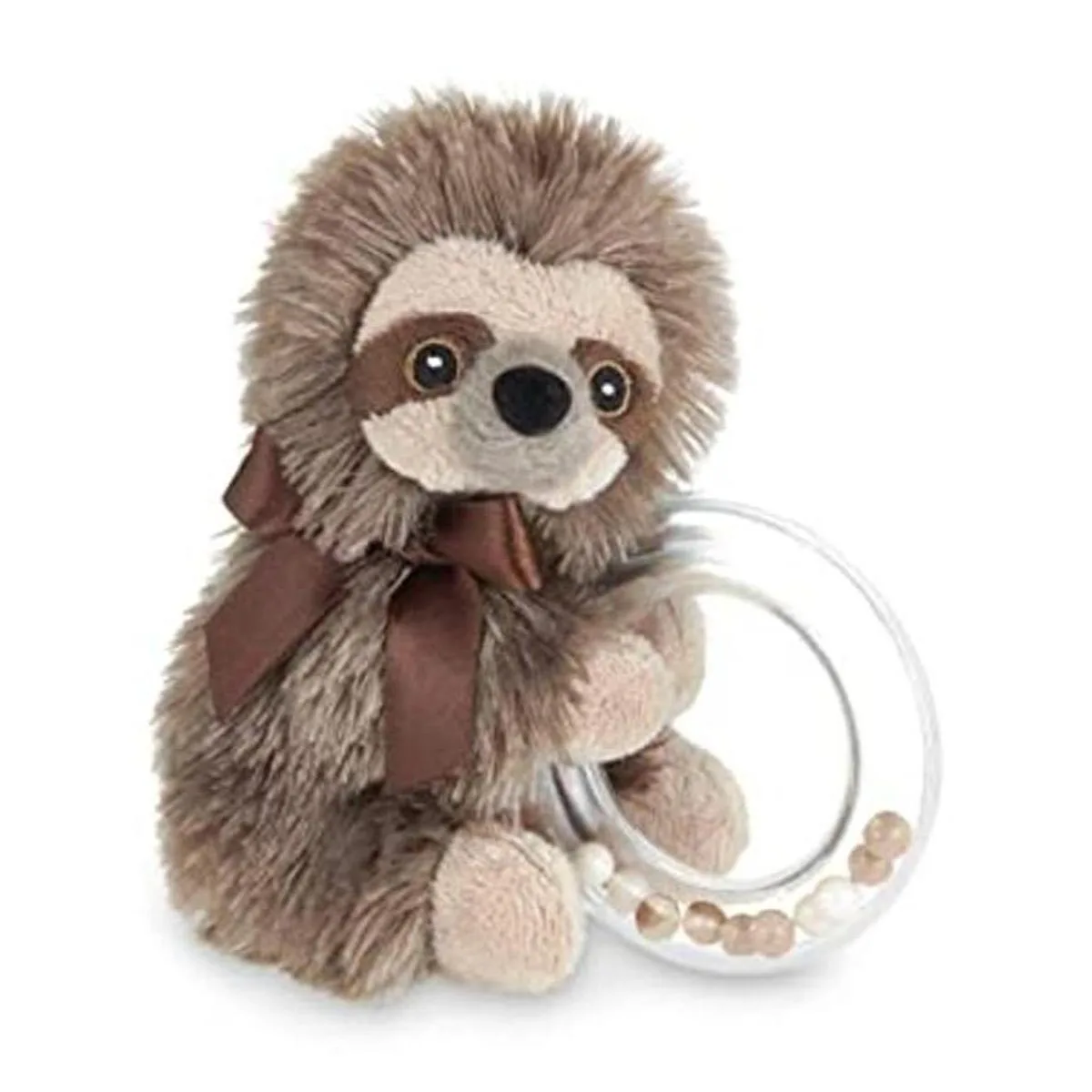 Bearington Baby Lil Speedy Sonajero de peluche 5.5 in_1