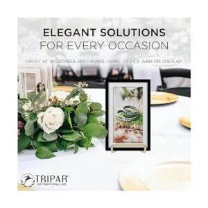 TRIPAR Soporte de placa de alambre cuadrado de metal_3