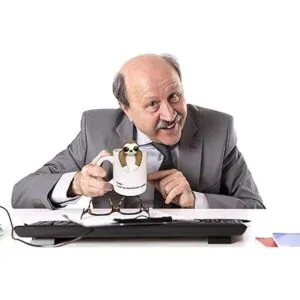 Divertida taza de café perezoso divertidos regalos de