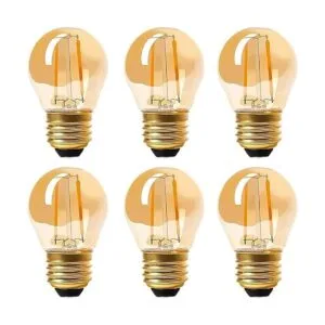 Panledo Bombillas LED Edison vintage de 2 W bombilla de