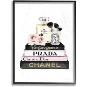 Stupell Industries Fashioner Libreta de maquillaje con_1