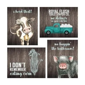 SILLY GOOSE GIFTS Decoración de baño temática impresión_3