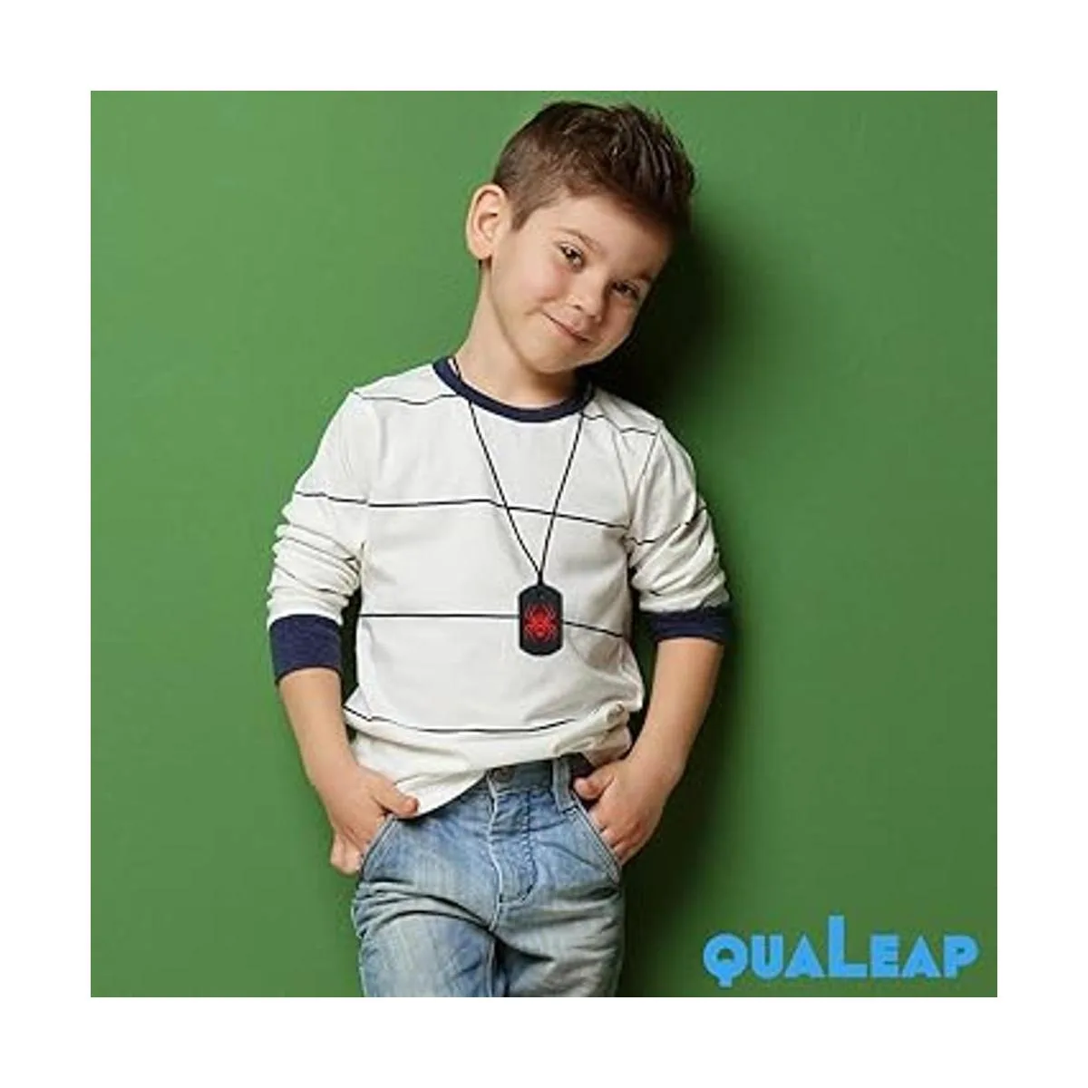 Spider Sensory Chew Necklace for Kids Boys or Girls 3_4