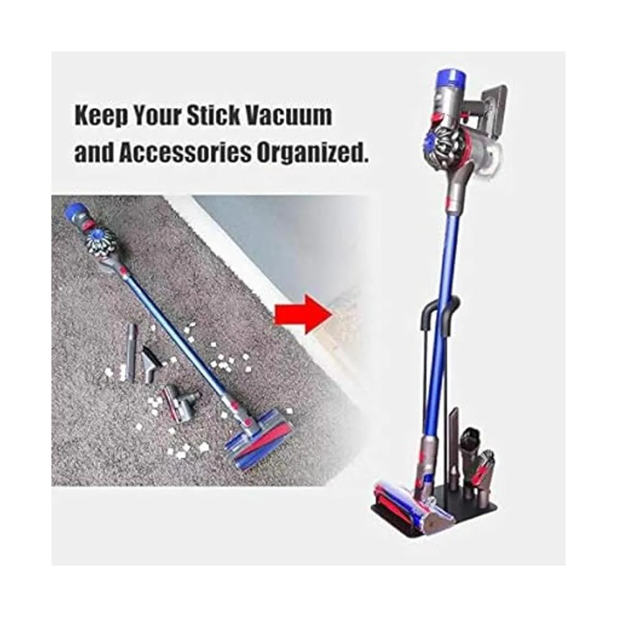 Liboer Soporte de vacío para aspiradora y soporte de metal_2