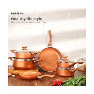 FRUITEAM Juego de 10 utensilios de cocina antiadherentes_2