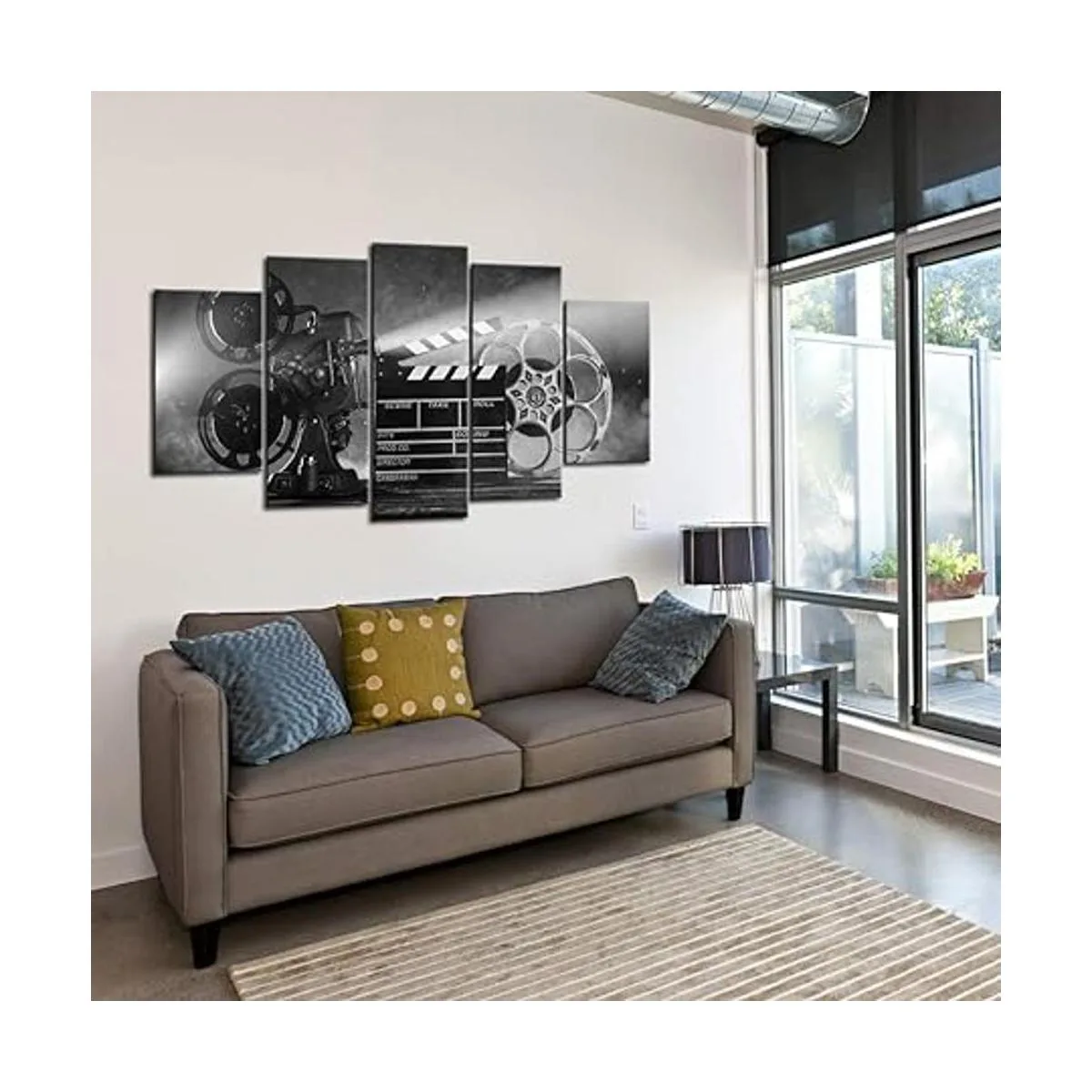 LevvArts Lienzo grande de 5 piezas para pared diseño_5