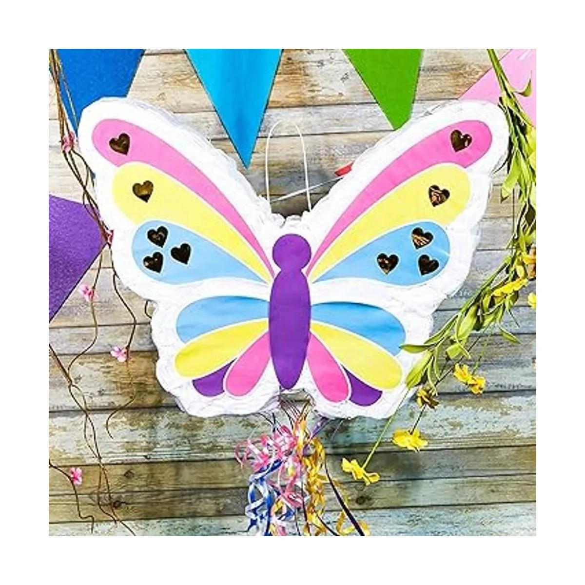 Pinata pequeña de mariposa para fiesta de cumpleaños de_3