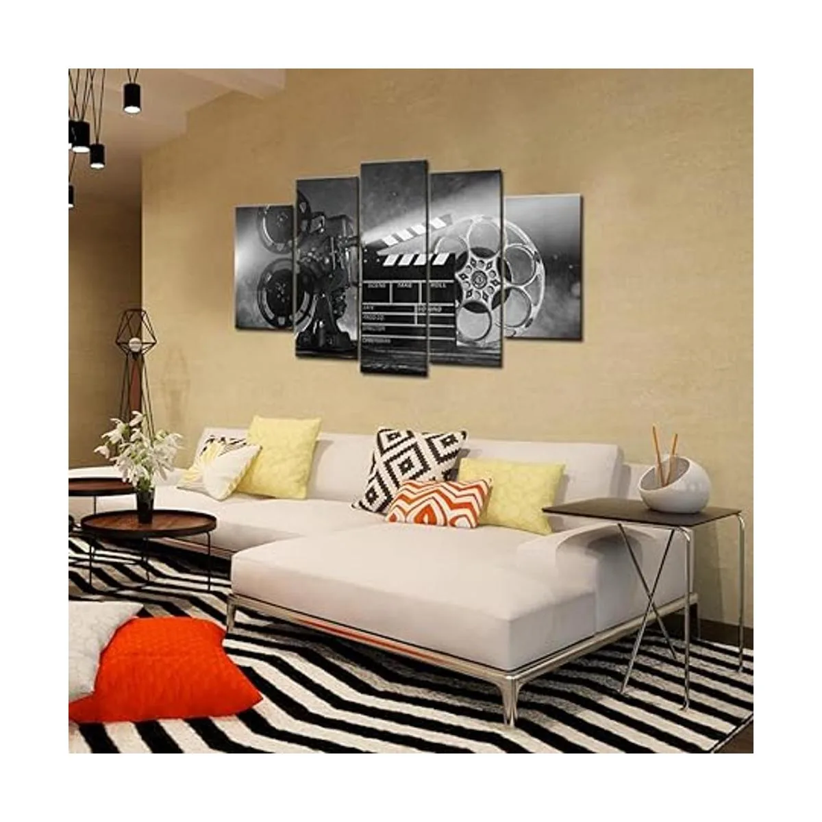 LevvArts Lienzo grande de 5 piezas para pared diseño_4