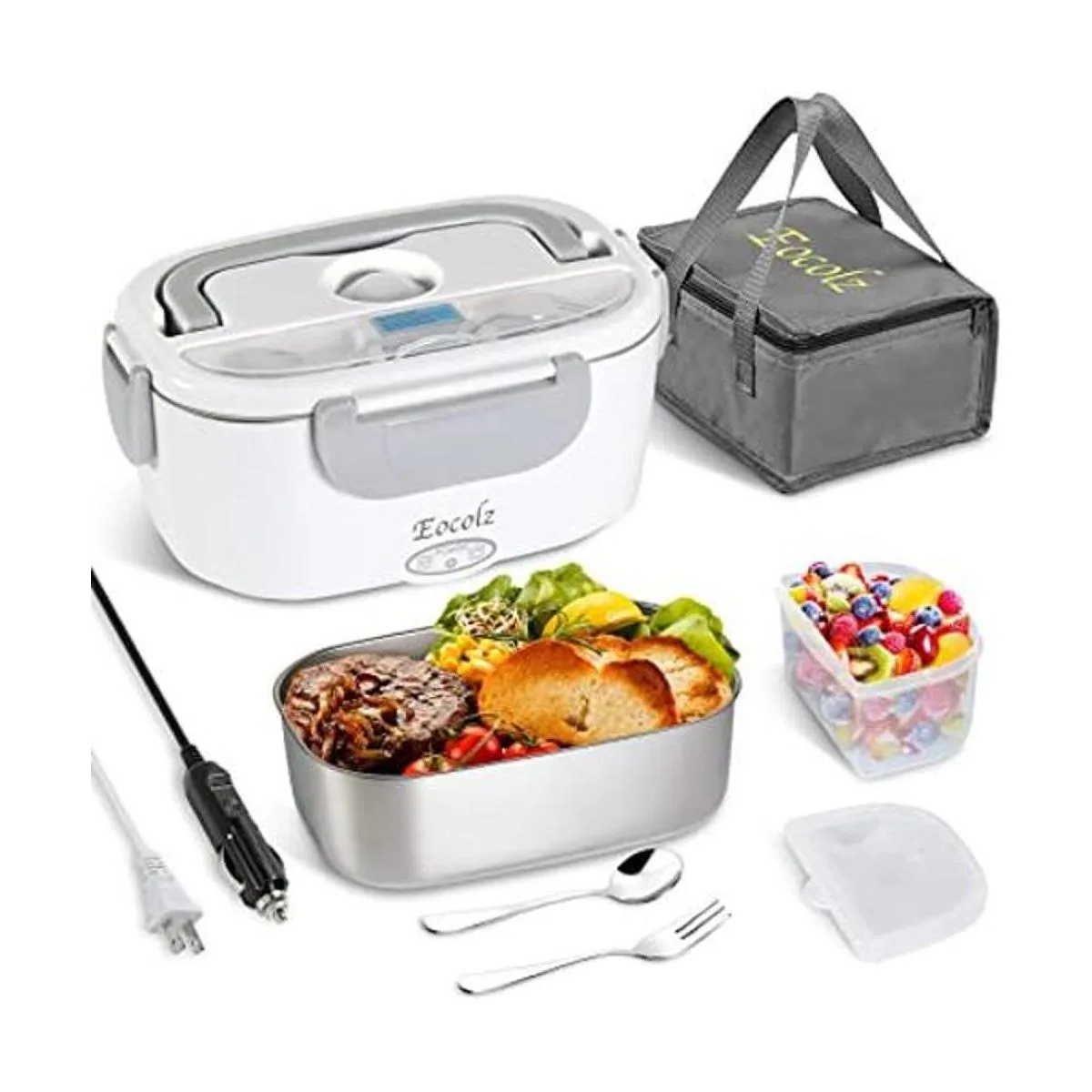 Eocolz Lonchera eléctrica para calentador de alimentos_1