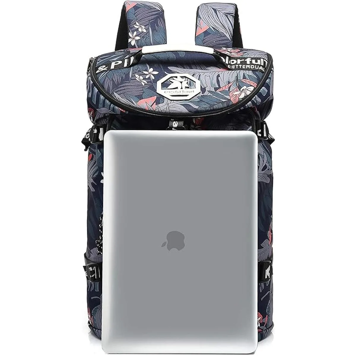 Floral Gym Duffle Bag Backpack 4 ways for Women Waterproof_6