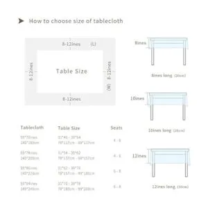 GLORY SEASON Mantel lavable de arpillera rústica de lino