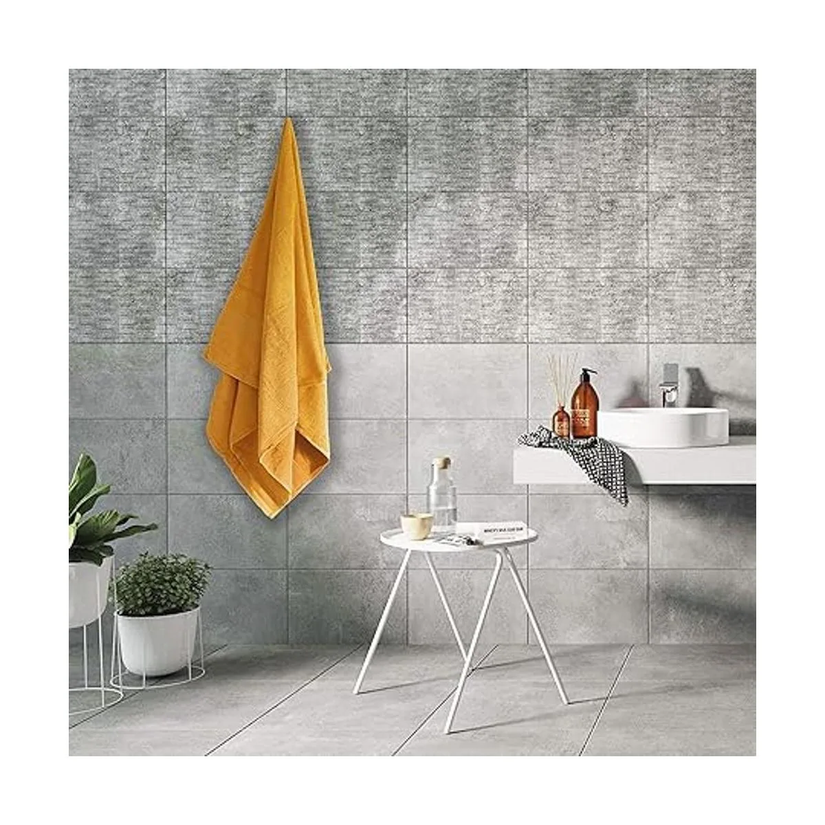 Elvana Home Juego de toallas para uso diario 8 unidades