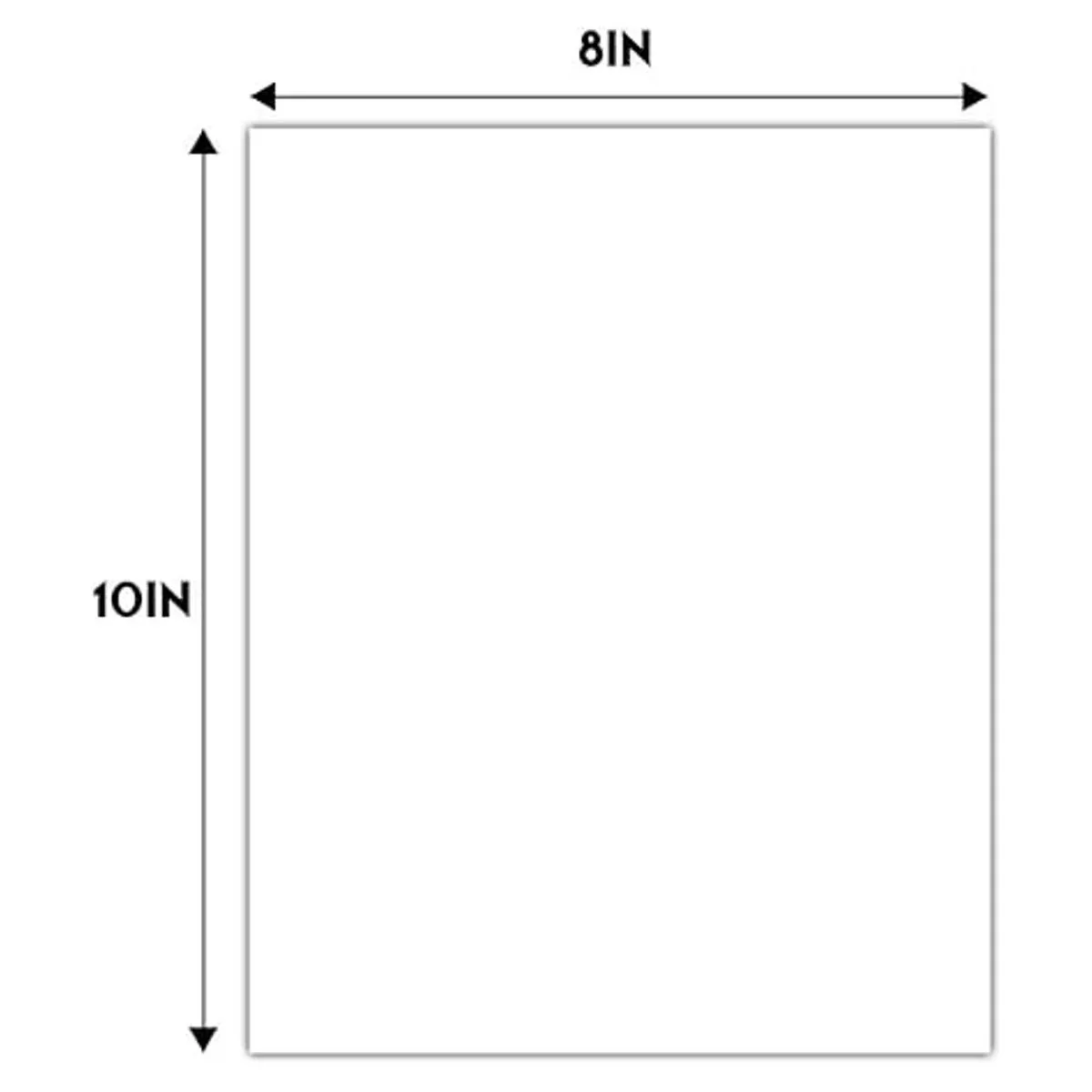 Golden State Art Paquete de 100 tableros de respaldo