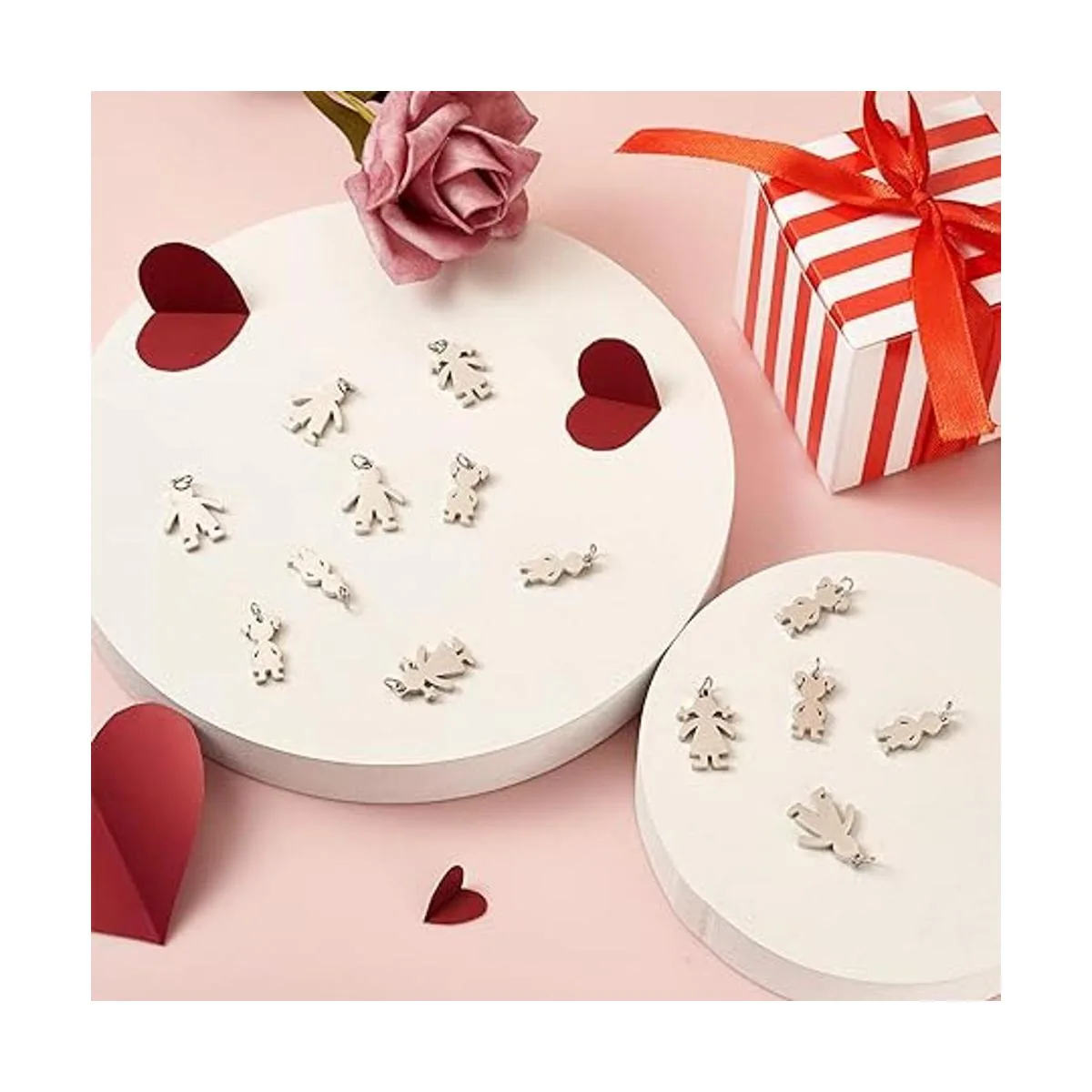 Pandahall 20 colgantes de acero inoxidable 304_2