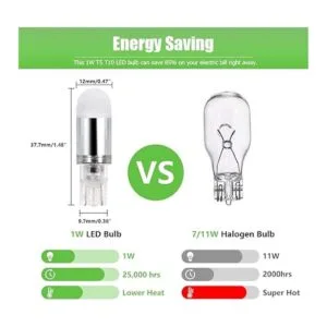 Makergroup T5 T10 Bombillas LED de base de cuña de 12_5