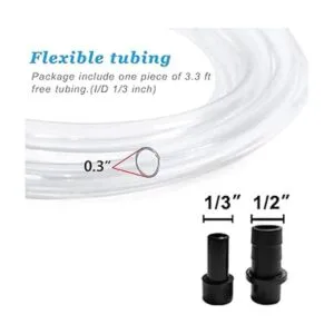 PULACO Bomba sumergible de 10 W y 160 GPH con tubo de 3.3