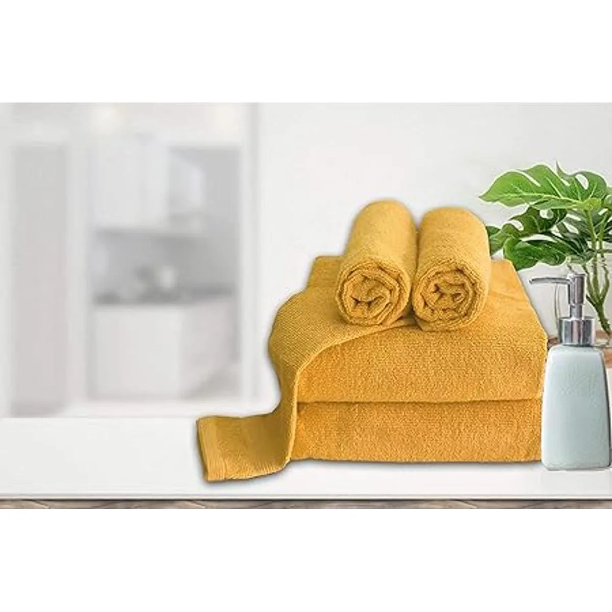 Elvana Home Juego de toallas para uso diario 8 unidades