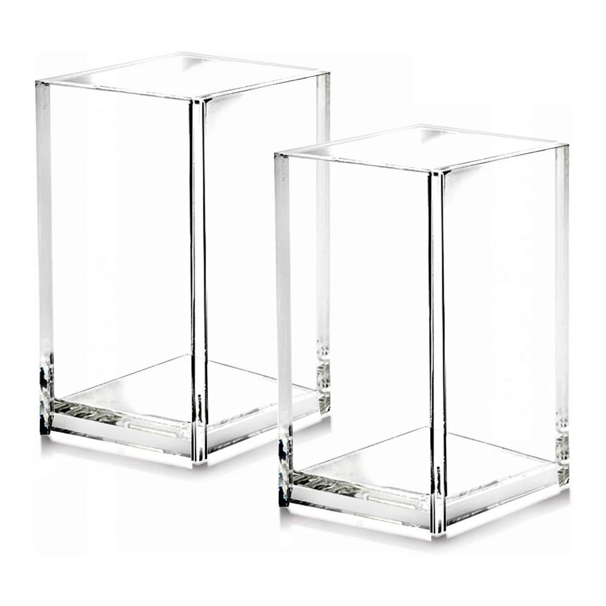 Paquete de 2 soportes de acrílico transparente para_1