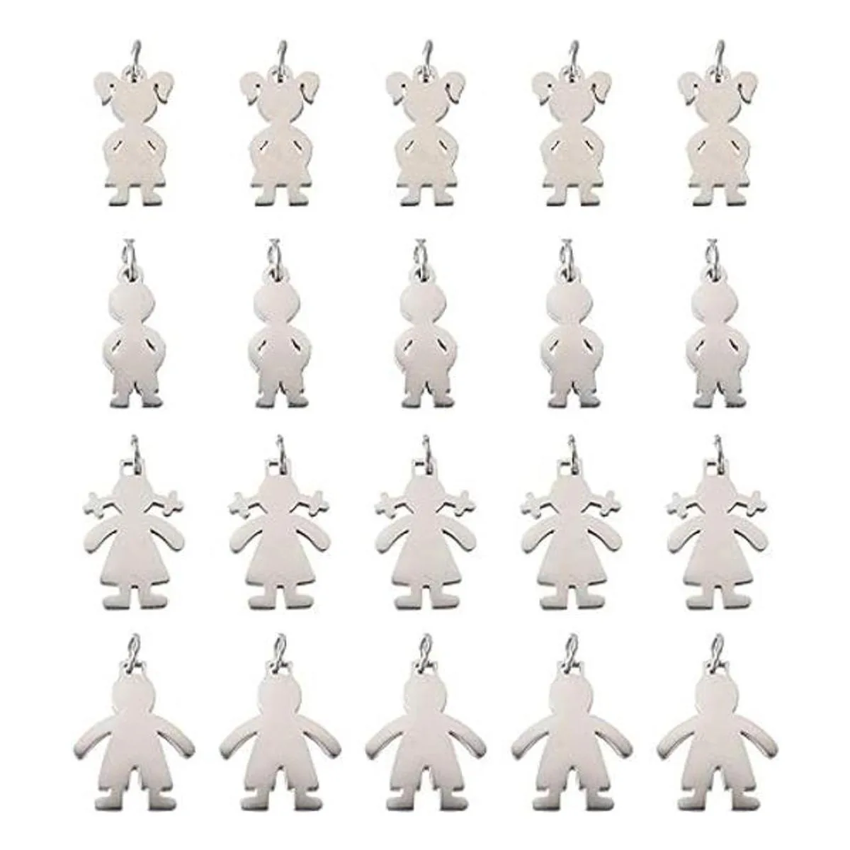 Pandahall 20 colgantes de acero inoxidable 304_1