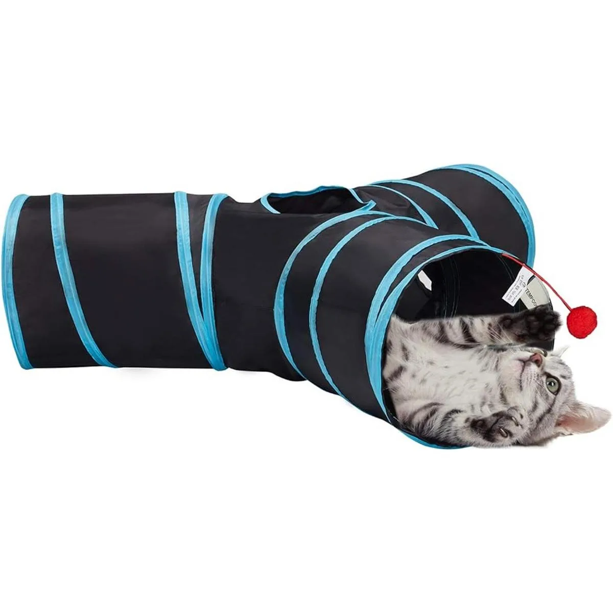 Tempcore Tubo de túnel para gatos y gatos de 3 vías