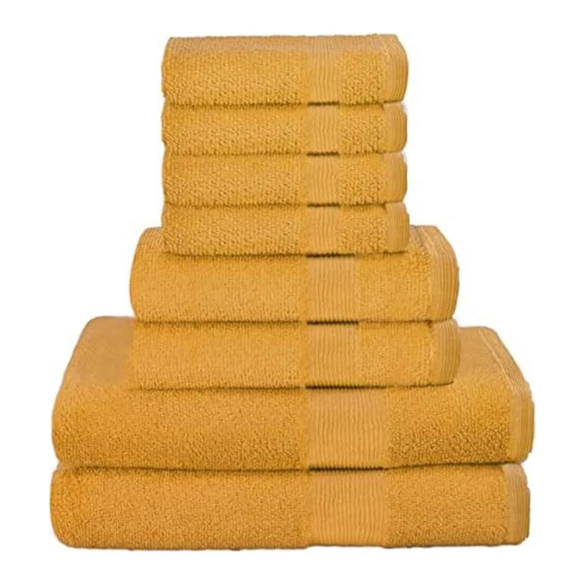 Elvana Home Juego de toallas para uso diario 8 unidades