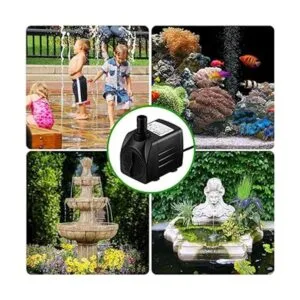 PULACO Bomba sumergible de 10 W y 160 GPH con tubo de 3.3