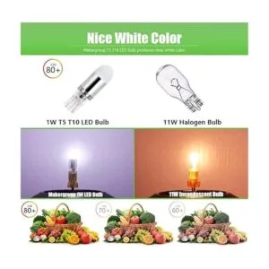 Makergroup T5 T10 Bombillas LED de base de cuña de 12_4