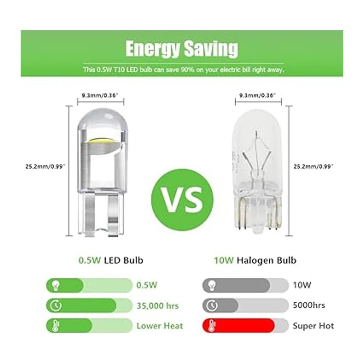 Makergroup 158 bombillas LED W5W 2825 168 192 194 T10 12 V_6