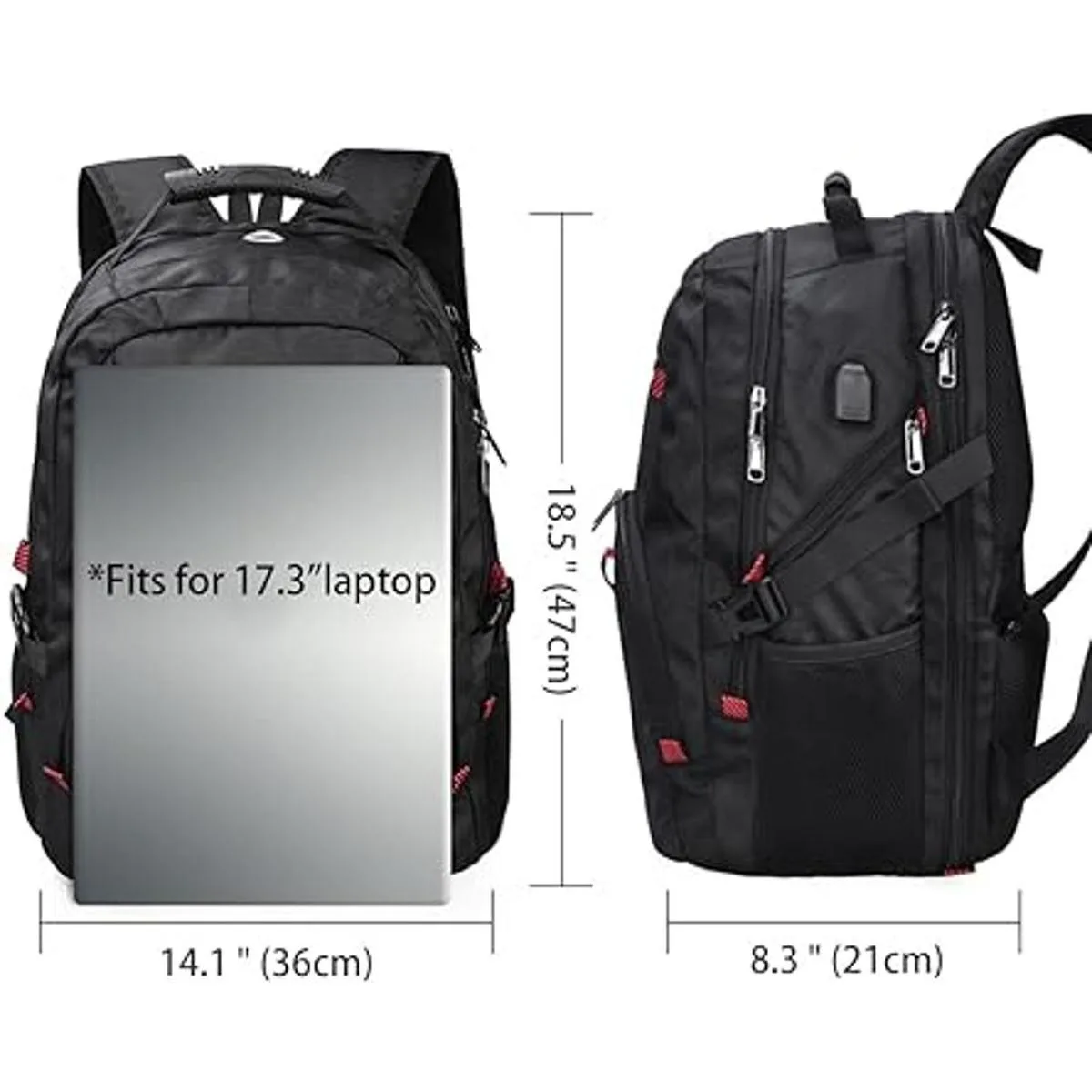 Mochila para laptop de 17 pulgadas impermeable extra_6