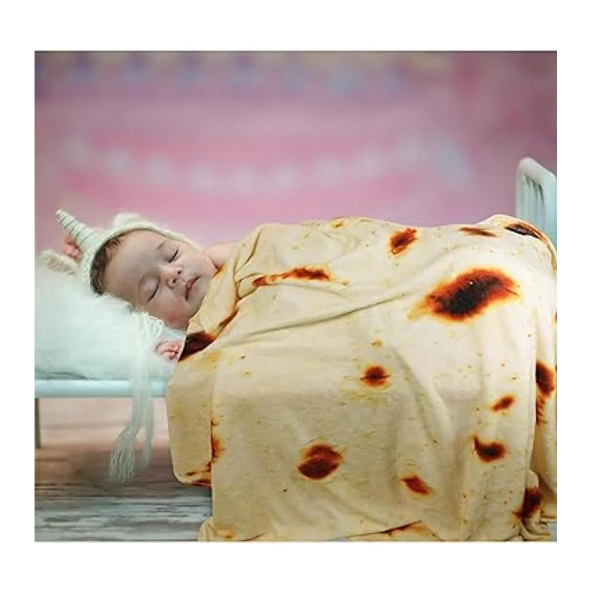 Admitrack Cobija ligera de tortilla manta redonda de_4