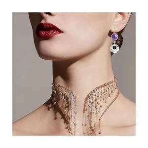 20 aretes de acero inoxidable con cierre de palanca de