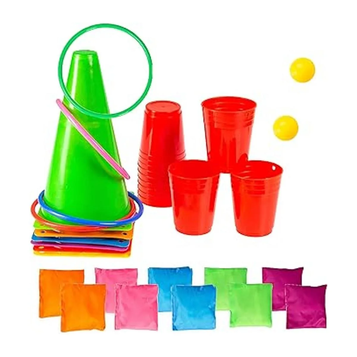 Juego de 38 piezas 5 en 1 Carnaval al al aire libre Juegos_6