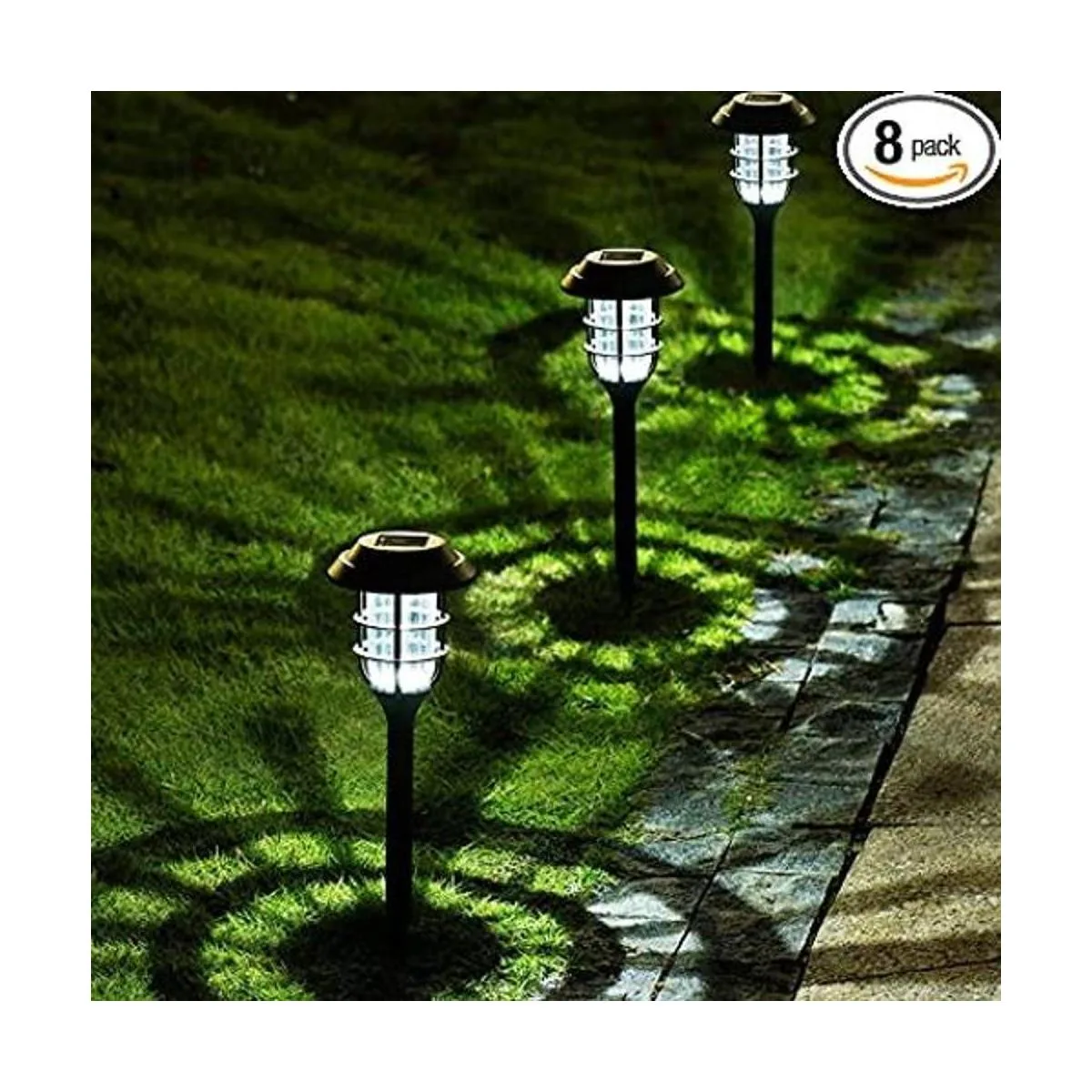 Solpex Luces solares para exteriores paquete de 8 luces_1