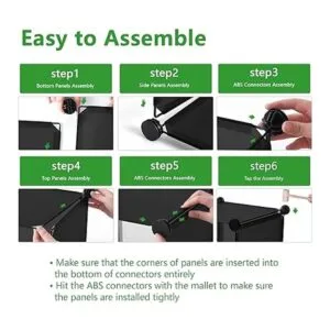 CAHOME Zapatero de plástico soporte modular de