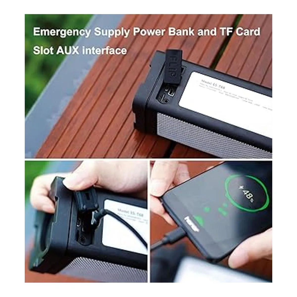 Altavoz Bluetooth impermeable altavoz Bluetooth solar de_5