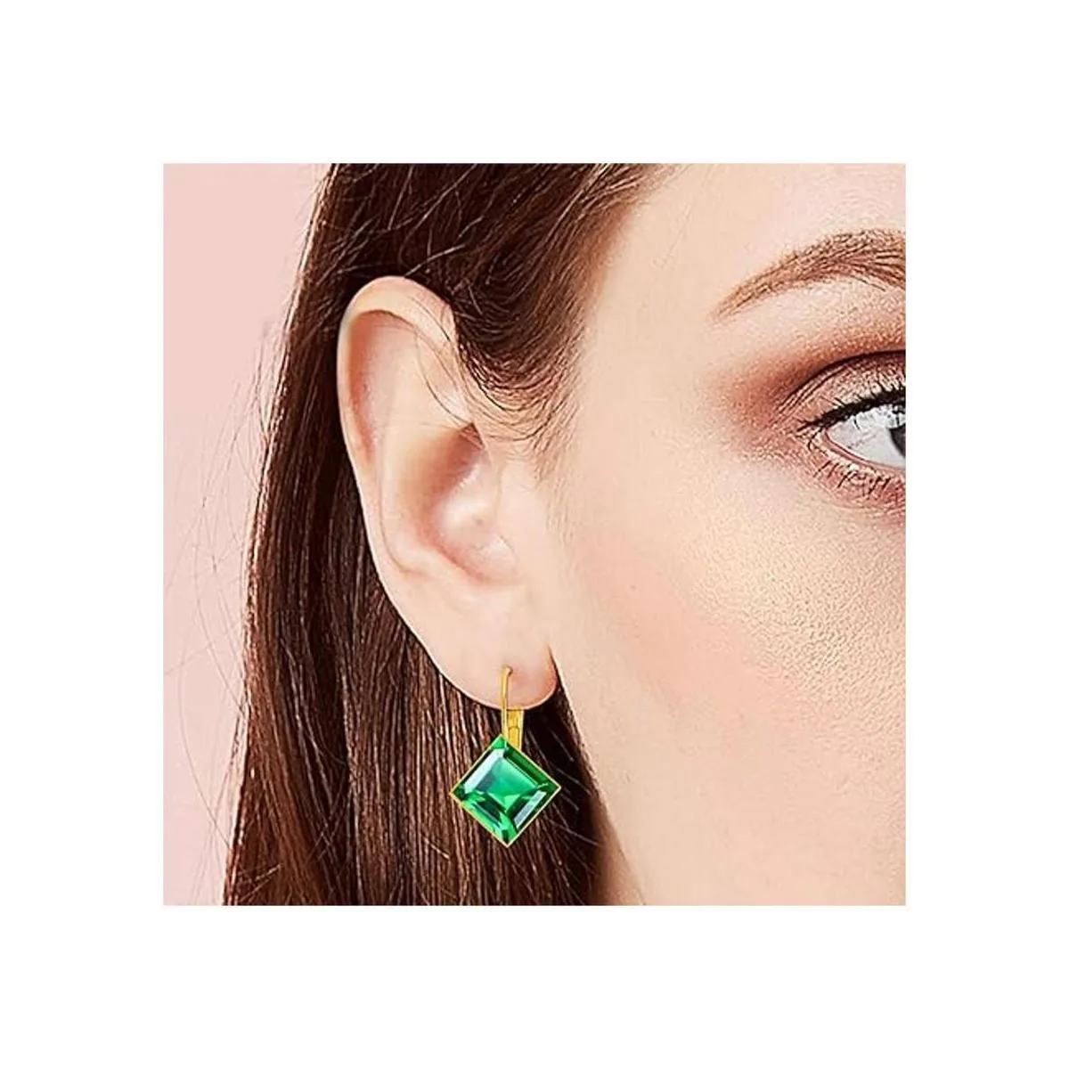 Leverback Cabochon Earring Setting 20 Pieces Brass Lever