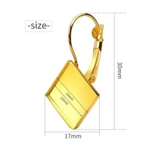 Leverback Cabochon Earring Setting 20 Pieces Brass Lever