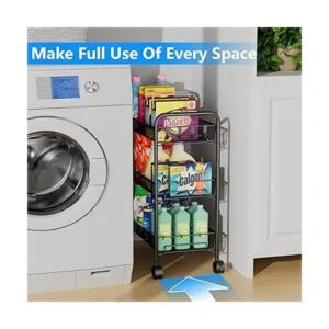 OVICAR Carro rodante de 3 niveles de alambre de malla